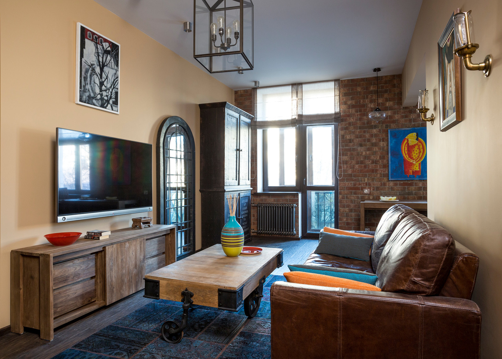 Эклектичный уютный лофт, 84 кв.м. | Eclectic loft