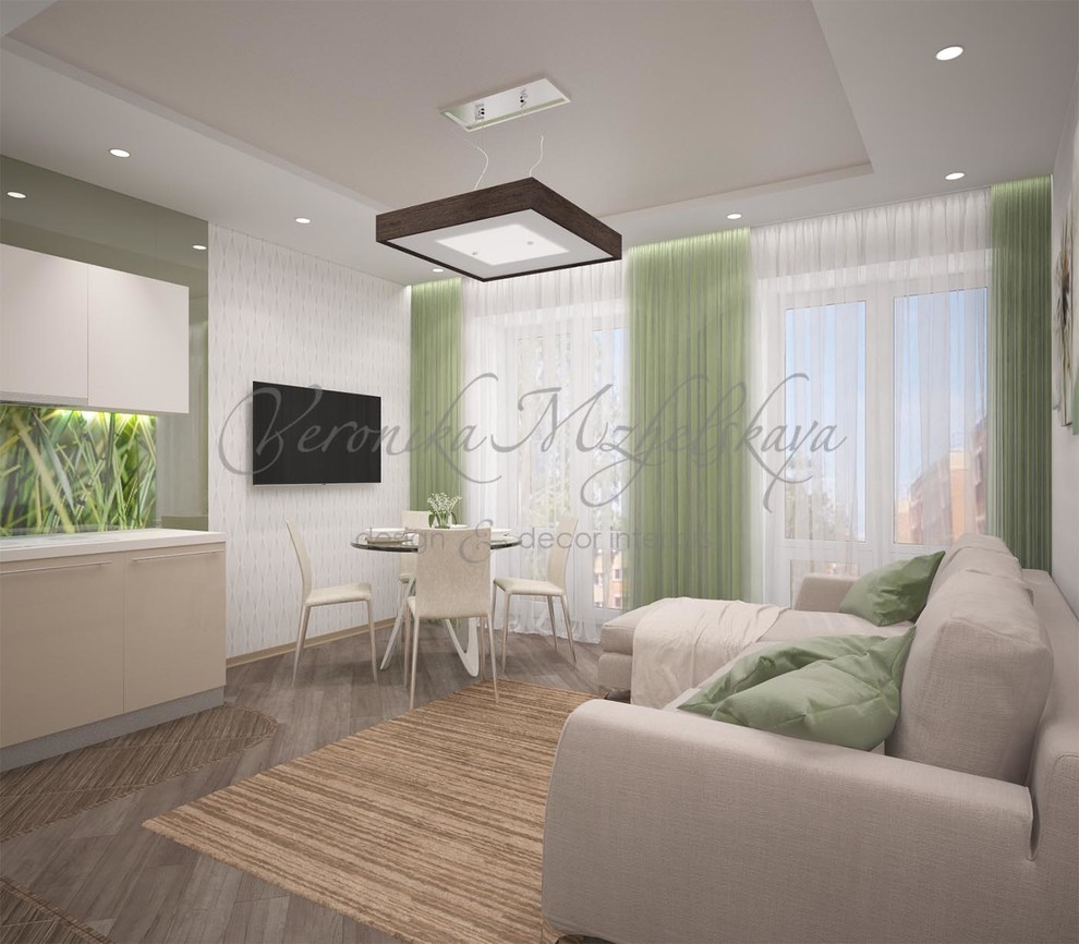 Квартира для молодой семьи с двумя дочками школьницами