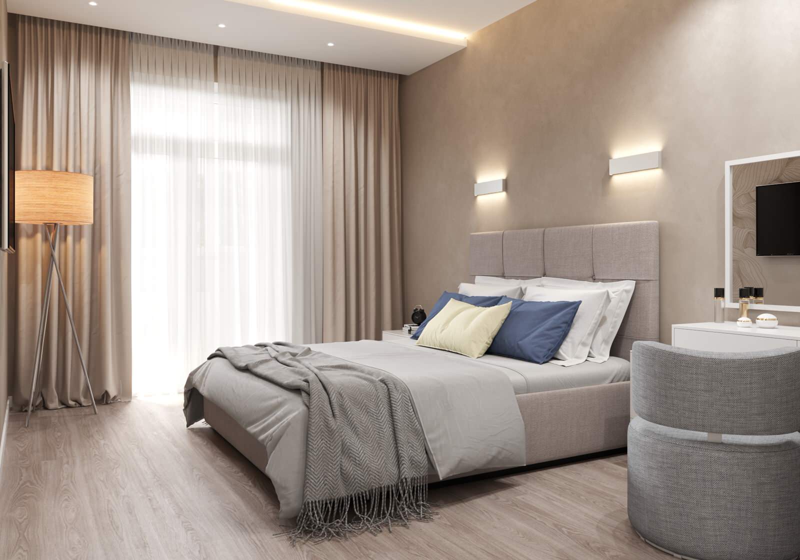 Дизайн 3х комнатной квартиры ЖК НЬЮТОН