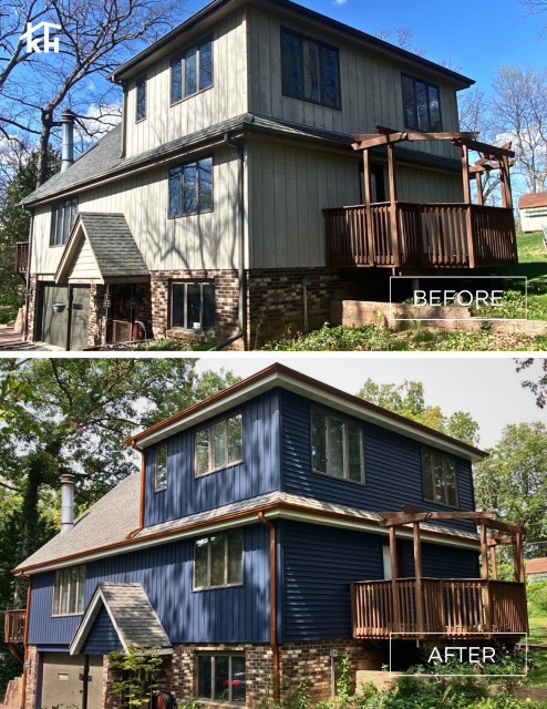Split-Level Home transitional
