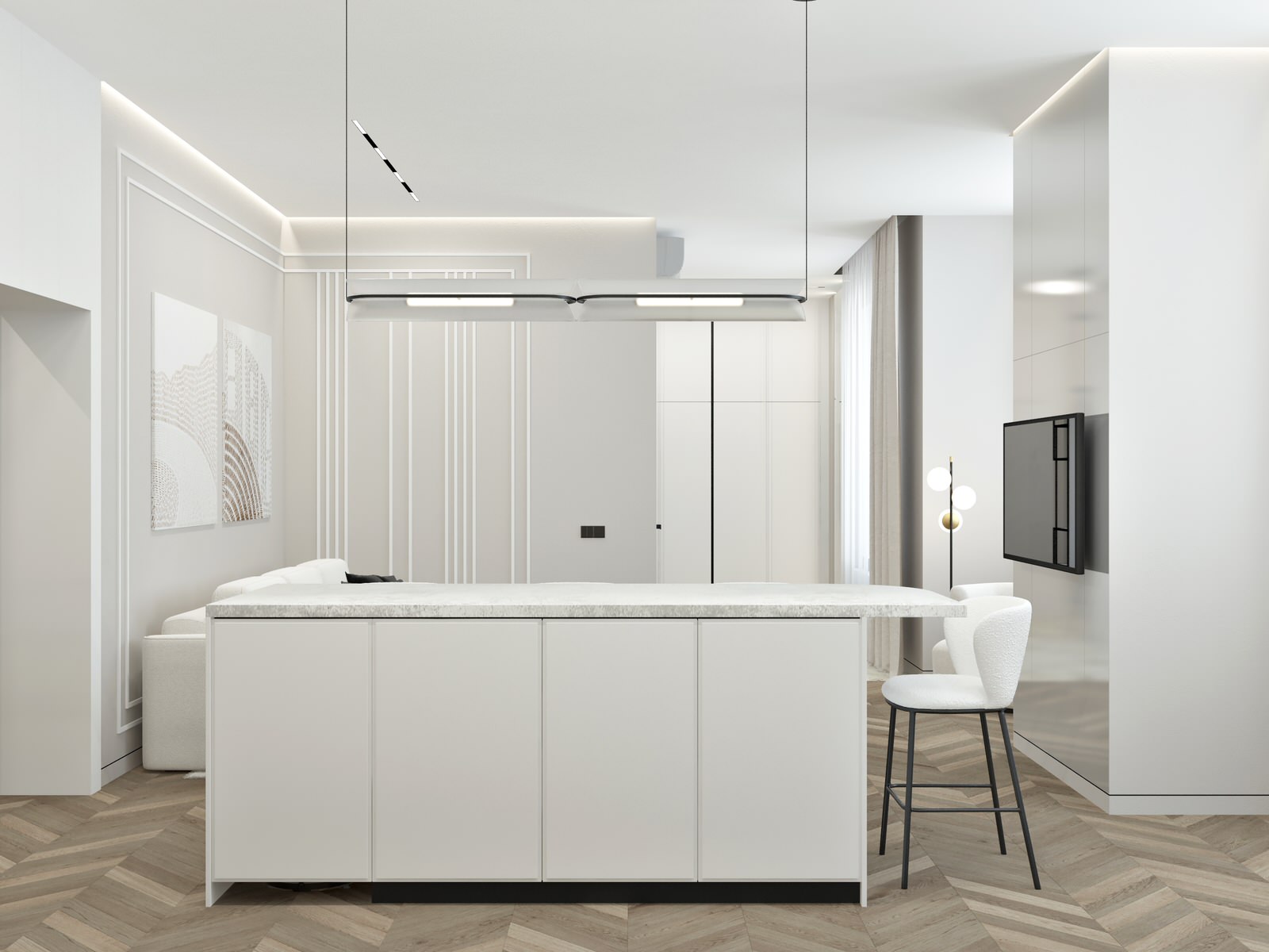 Трехкомнатная квартира 111 кв.м., ЖК Лофт, г. Ижевск