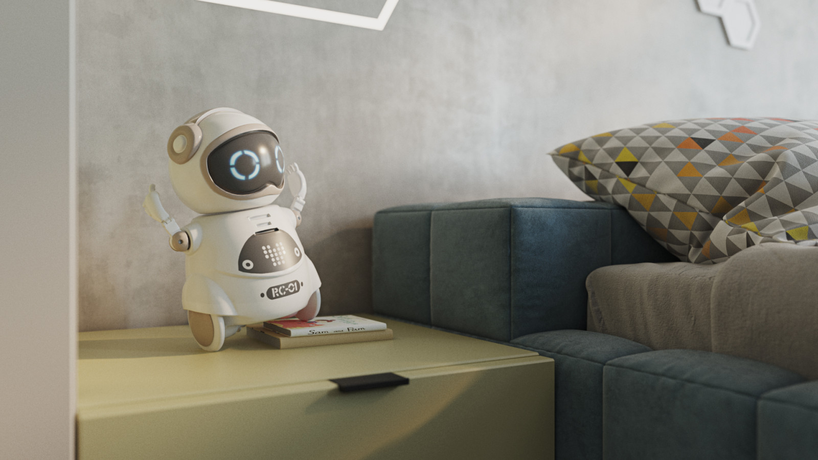 Проект интерьера спальни для подростка