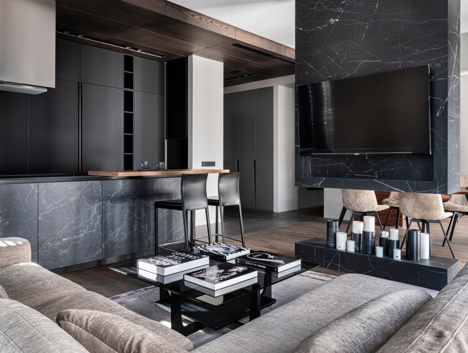 Реализованный проект квартиры 90м2 в ЖК Пресня сити