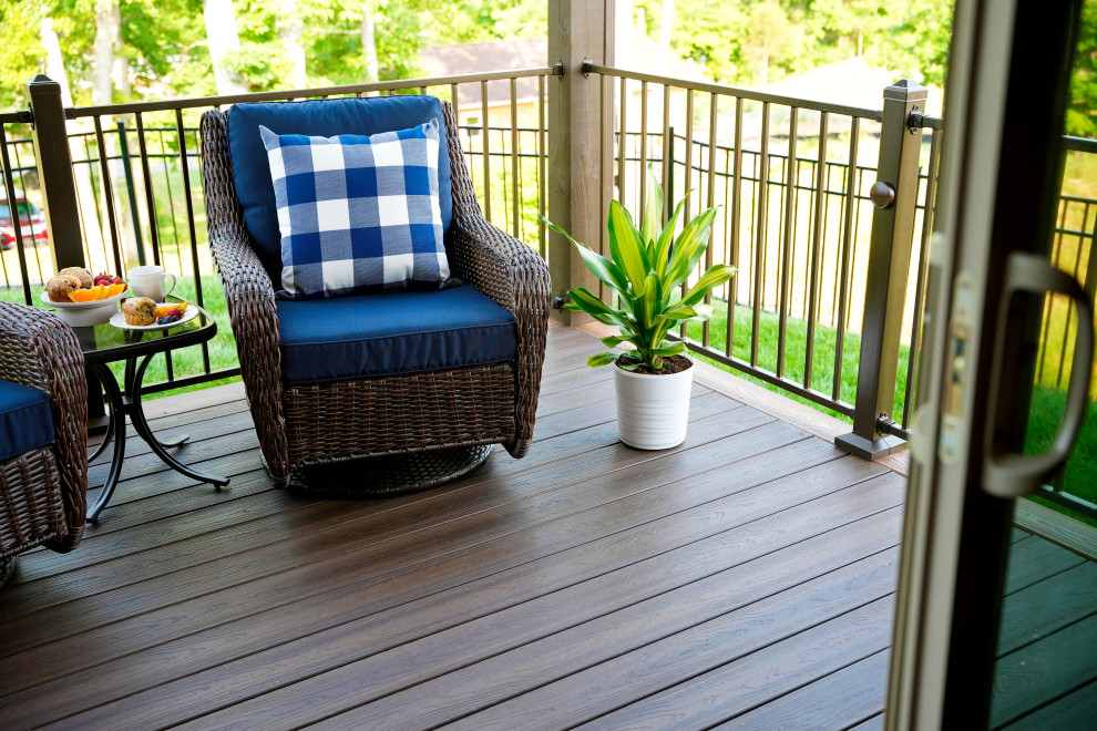 Ridge Premium Color Combination Deck with S110 Steel Railing Traditional Deck Other by