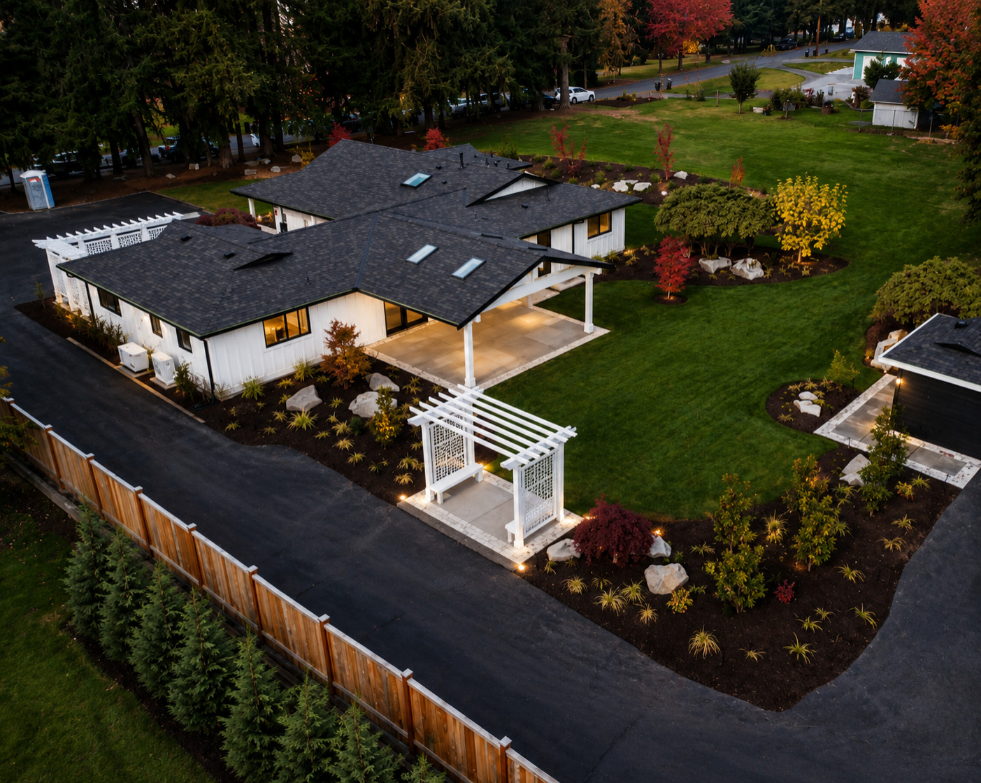 Edgewood Estate Aerial View