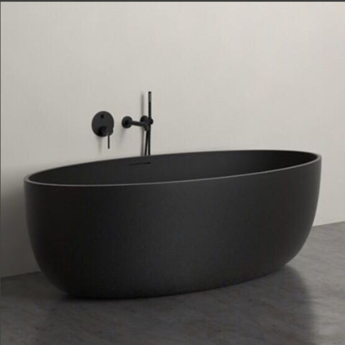 The Stunning Matte Black Bath! Let us know your thoughts.