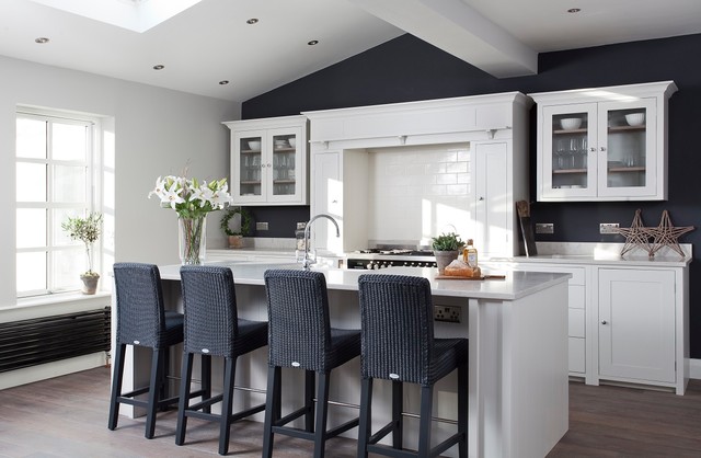 Solid Oak Kitchen Dublin transitional-kitchen