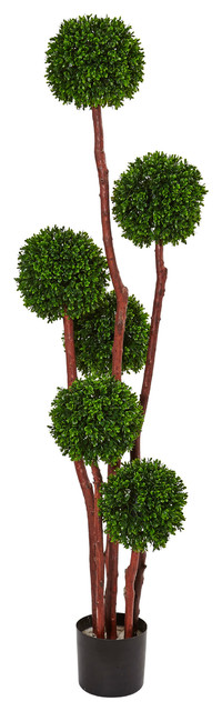 5' Boxwood Artificial Tree UV Resistant, Indoor/Outdoor