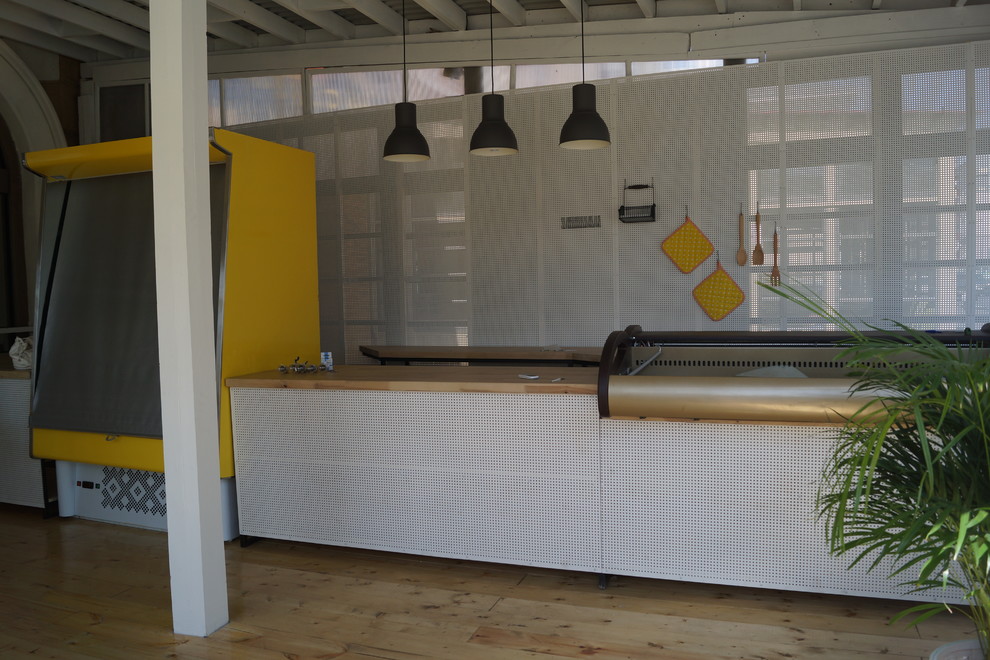 Ремонт помещения под летнее кафе быстрого питания "BANKA"