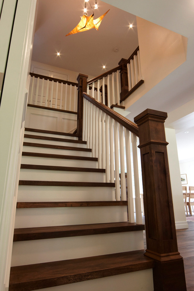Huntley Stairs Craftsman Staircase Toronto by Schnarr Craftsmen Inc