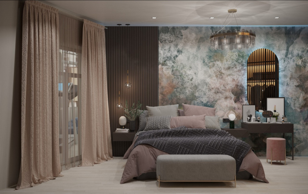 Дизайн проект спальной комнаты