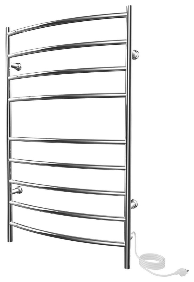 ICO Bath Convex 24 Inch x 40 Inch Towel Warmer Round Bar