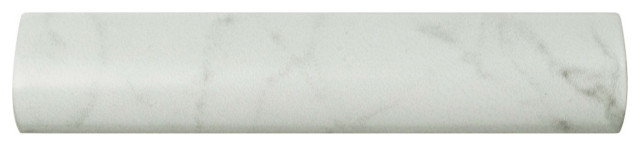 Classico Carrara Matte Pencil Bullnose Ceramic Wall Trim