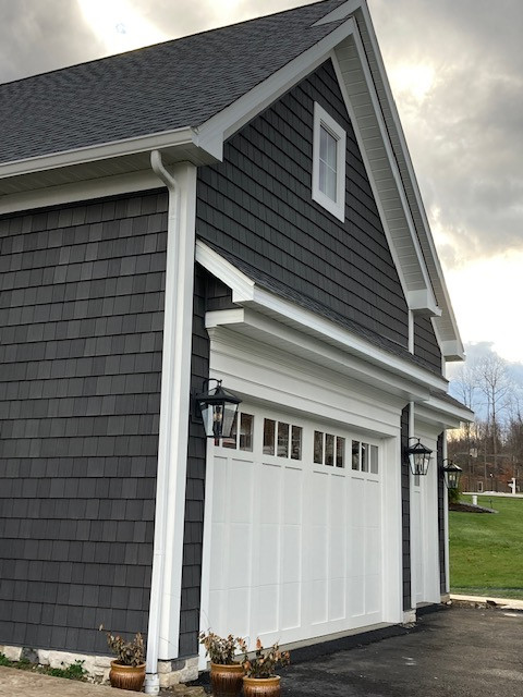 Garage - transitional garage idea in Cleveland