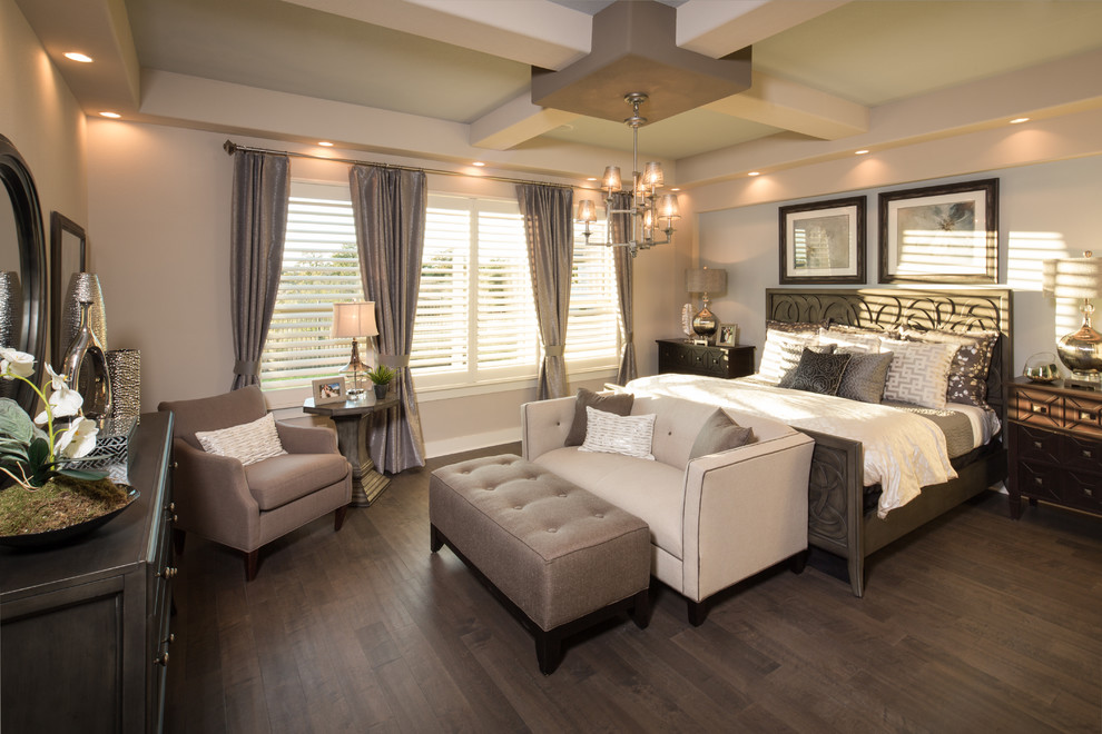 Inspiration for a transitional bedroom remodel in Austin