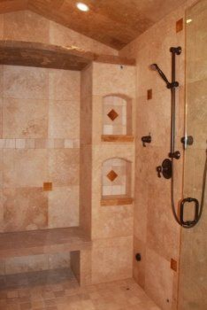 Mountain style home design photo in Orange County