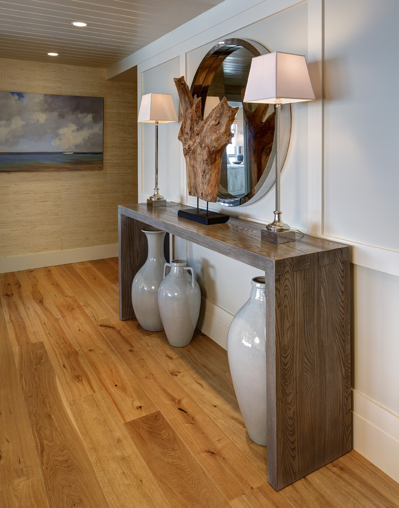 Beach style hallway photo in Miami