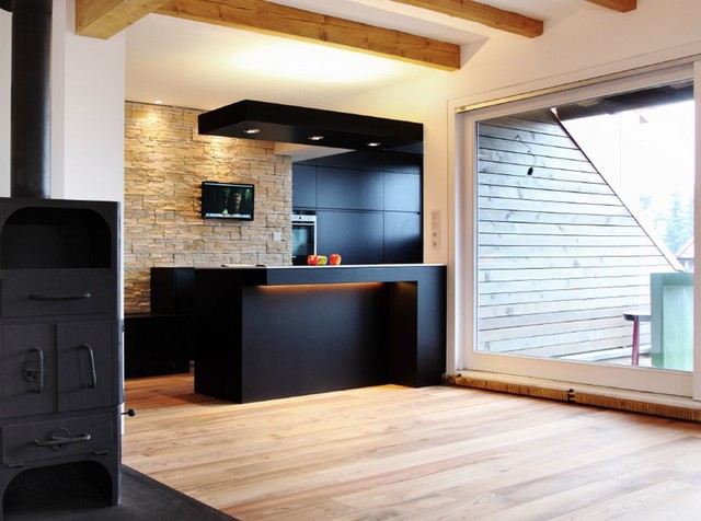 Küche mit indirekter Beleuchtung