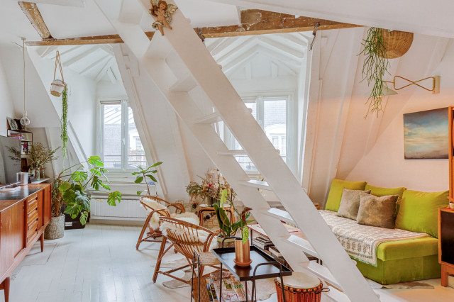 Sous les toits &agrave; Bastille | 70m&sup2; eklektisch-wohnbereich