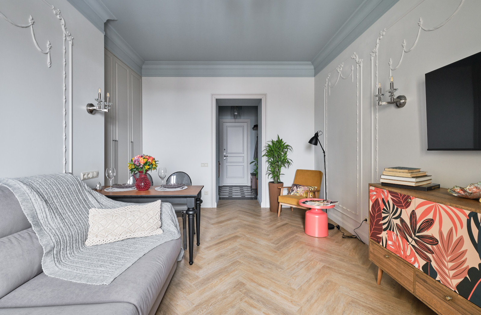 Интерьерная съёмка квартиры в сталинке на Кутузовском проспекте(Москва)