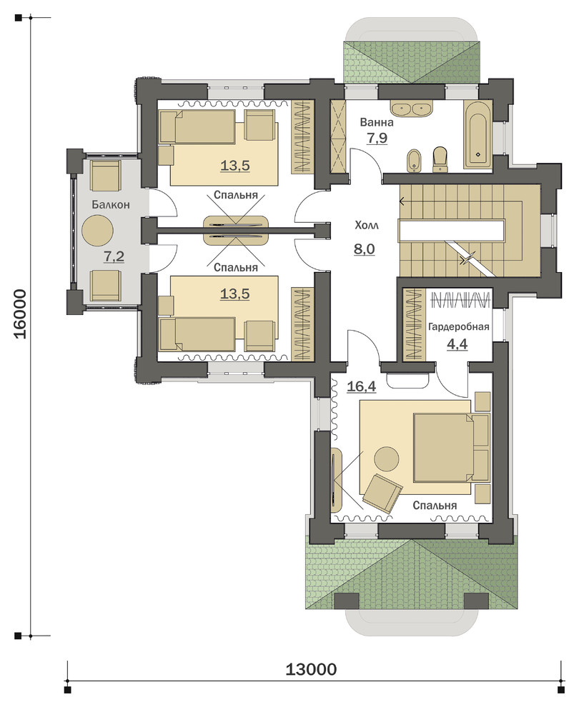 загородный дом "Ар Нуво"