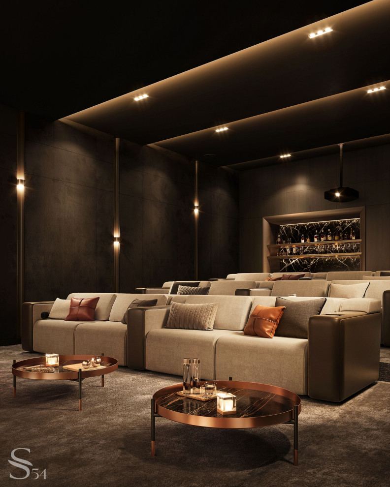 Личный кинотеатр на вилле