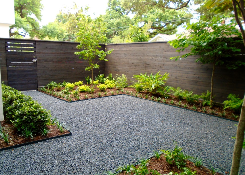 Design ideas for a contemporary garden in Houston.
