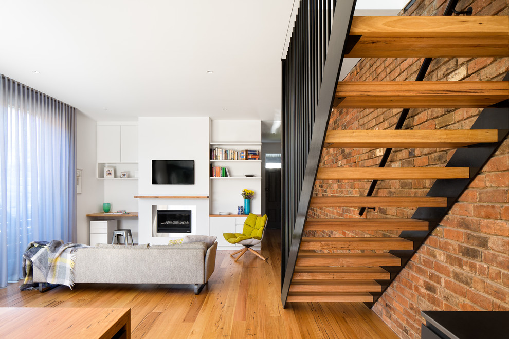 This is an example of an industrial home design in Melbourne.