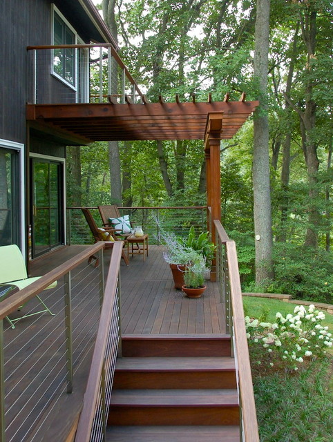 Deck contemporary-terrace