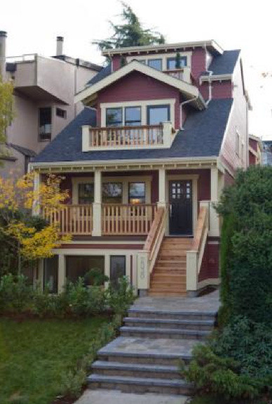 Photo of a traditional exterior in Vancouver.