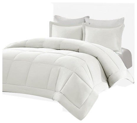 Microcell Down Alternative Comforter Mini Set Traditional