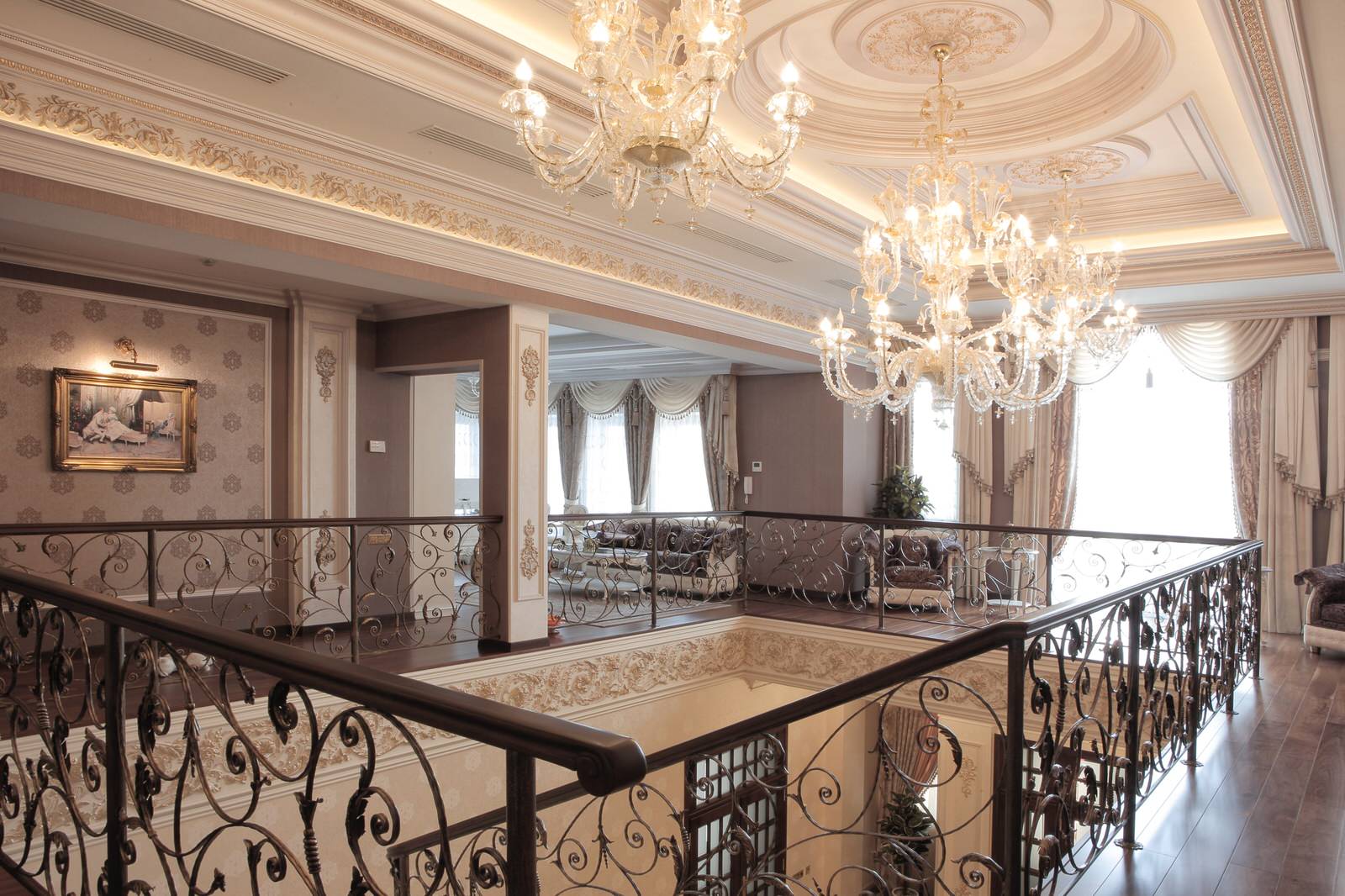 Проект интерьера частного жилого дома, г. Каменск-Шахтинский, 750 кв.м.