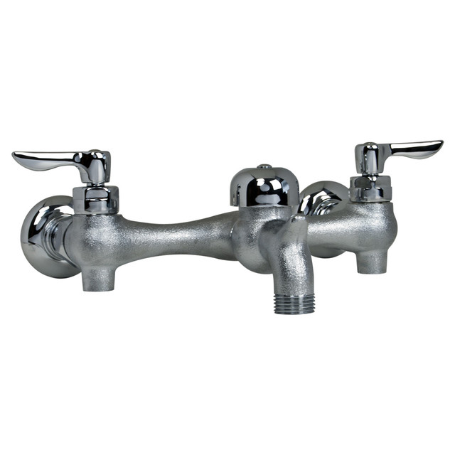 American Standard 8350 235 Double Handle Wall Mount Service Faucet Rough Chrome