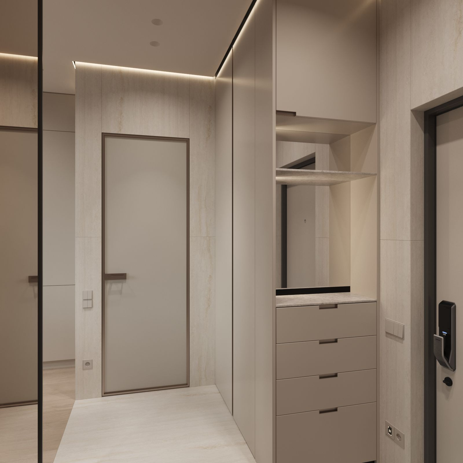 Интерьер квартиры в Москве.