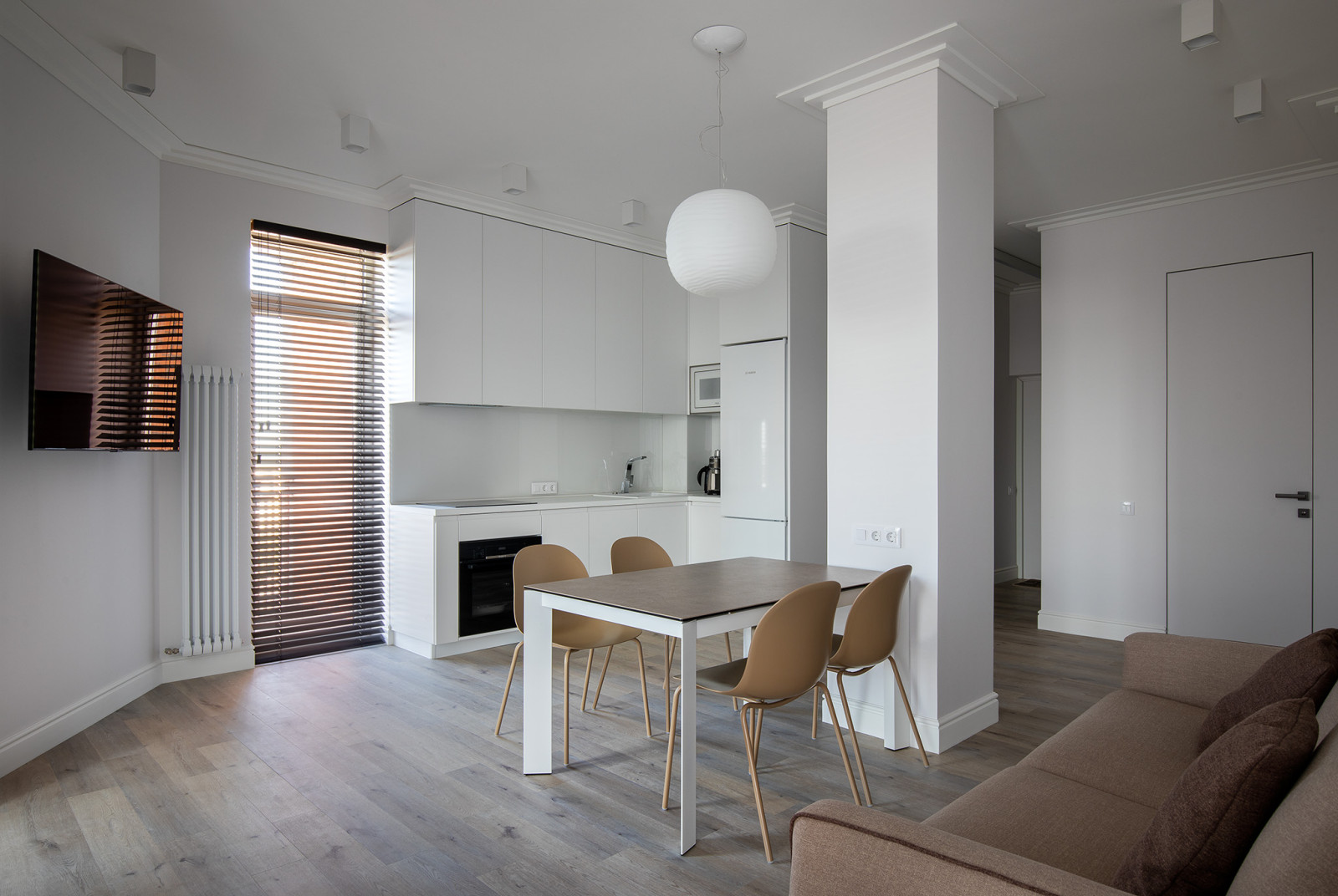 Интерьер квартиры "White culture"