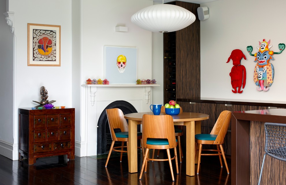 This is an example of a modern dining room in Sydney.
