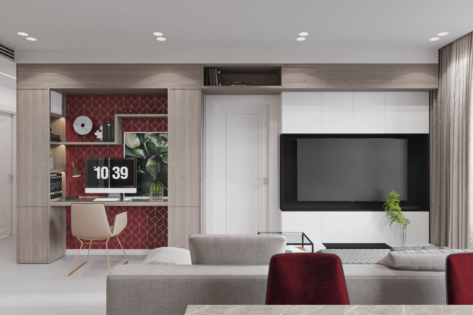 Уютная и современная квартира для семьи из 4х человек