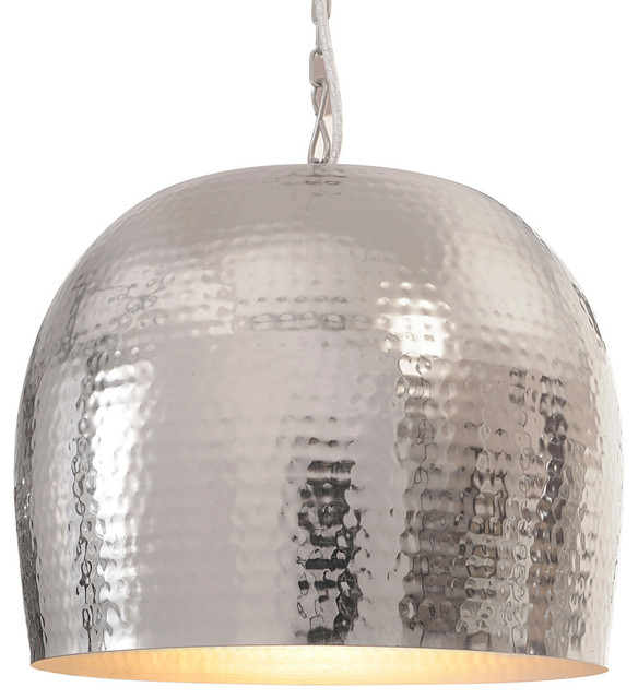 Hand Hammered Dome Pendant Light