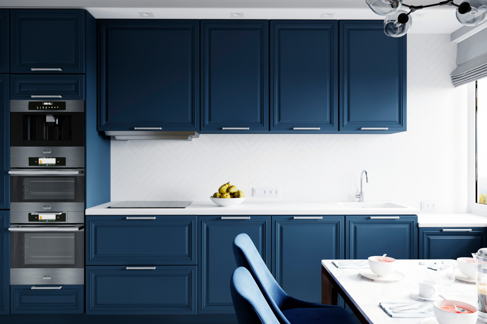 Квартира со стеклянной стеной.