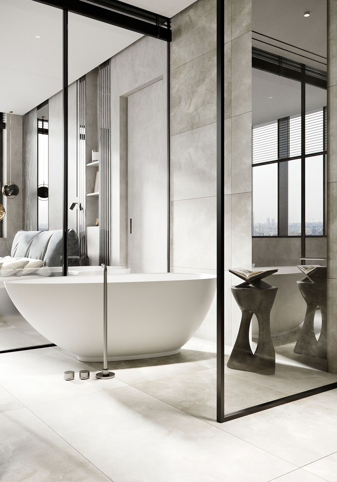 Квартира 110 м2 в ЖК "Headliner". Современный стиль