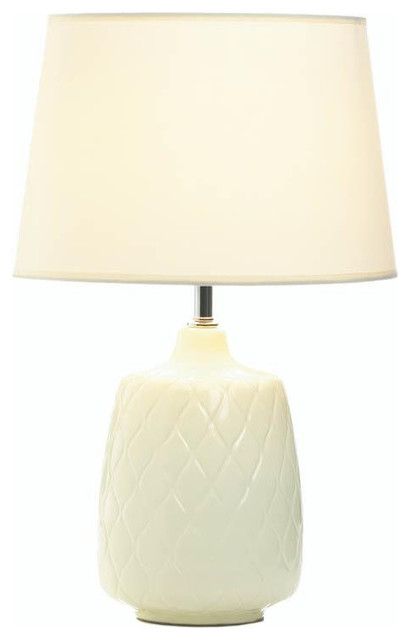 Quilted Diamonds Table Lamp Transitional Lamps By Koolekoo Houzz Quilted Diamonds Table Lamp, Doe Li Touch Lamp