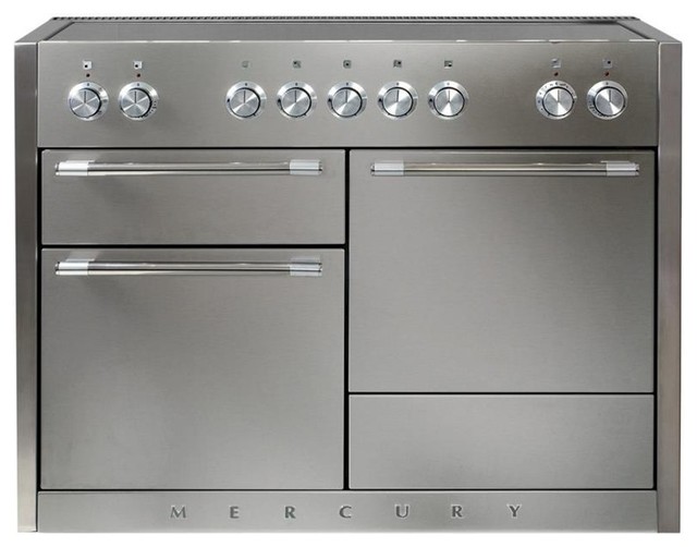 Stainless Steel Induction Gas Range 48 aga mercury multiple oven induction range stainless steel