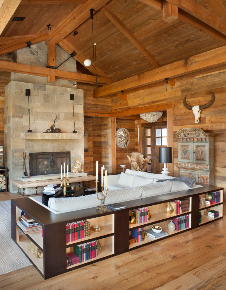 View of Qiopertar Floating Shelf, Wall Mounted Wooden Board with Shelf for Home ...