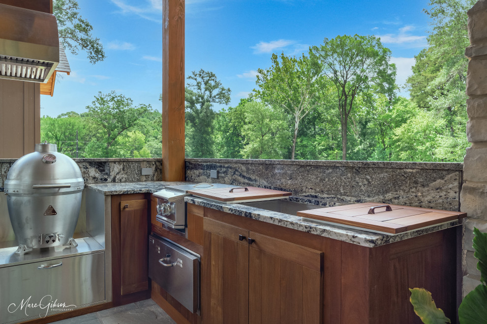 Timber Frame Outdoor Kitchen