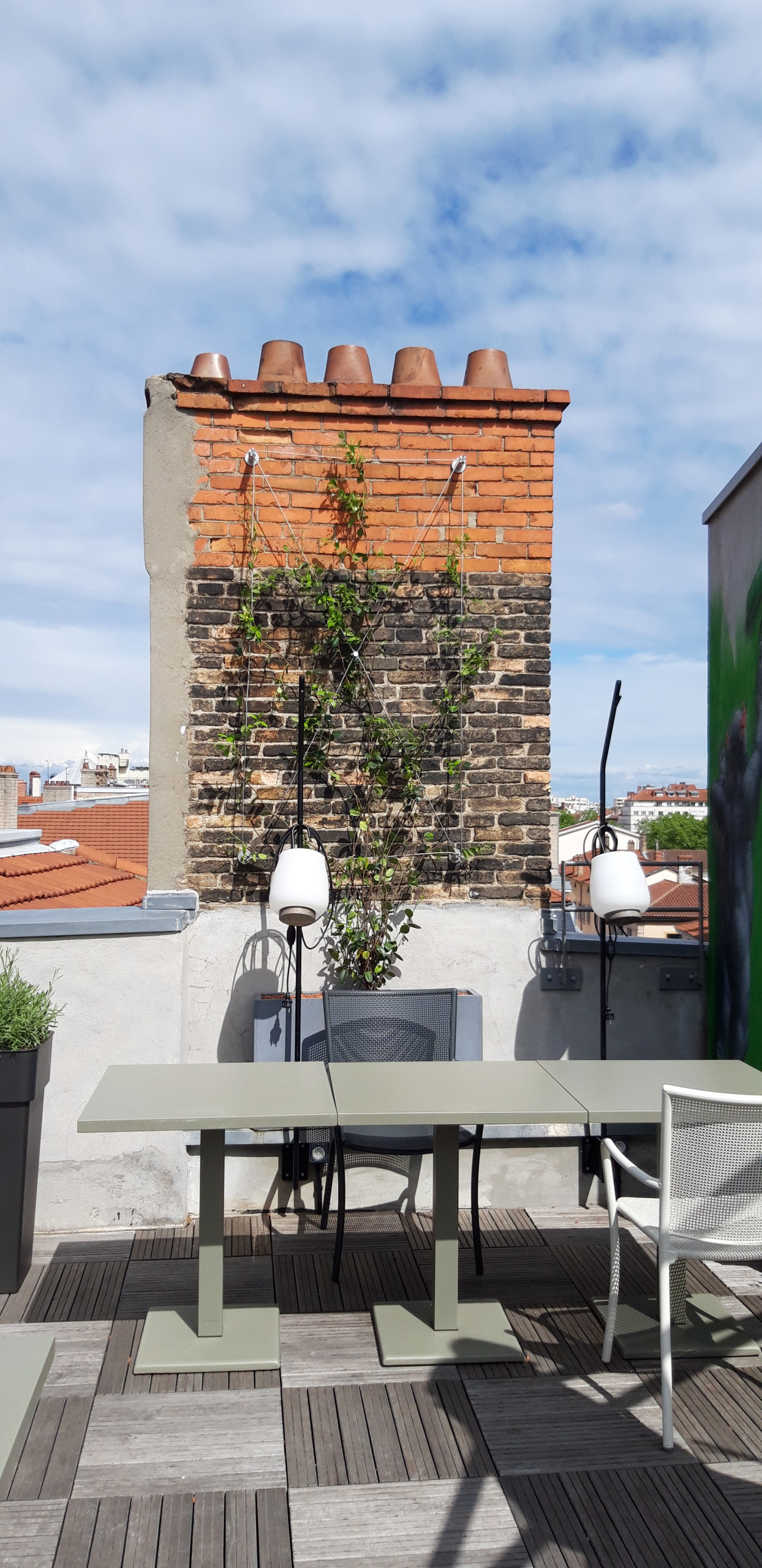 Aménagement d'une terrasse de 80m2