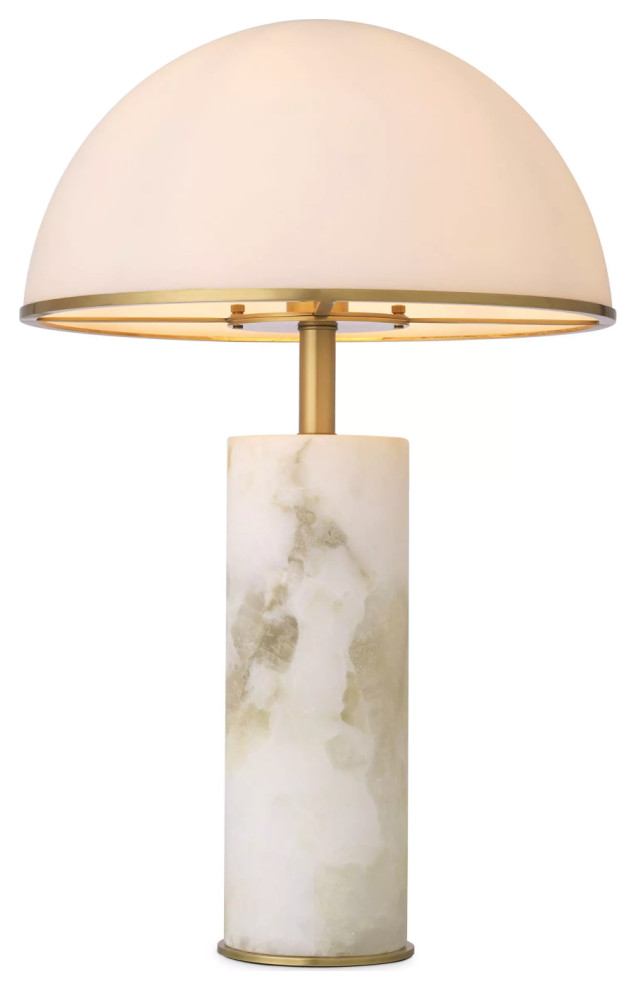 Glass Dome Table Lamp | Eichholtz Vaneta - Contemporary - Table Lamps - by  Oroa - European Furniture | Houzz