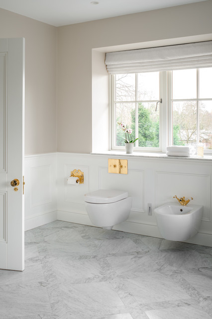 Country New Build Traditional Bathroom London By