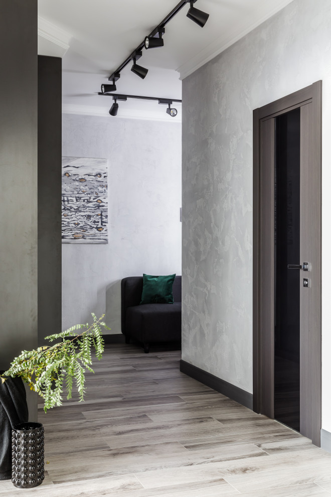 Монохромный интерьер 2-х комнатной квартиры