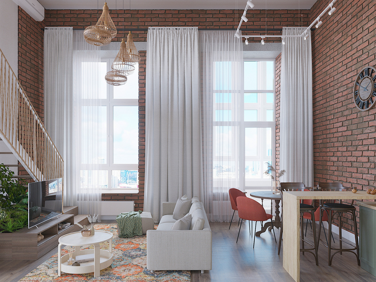 Кухня-гостинная