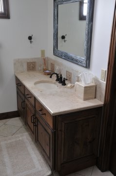 Rustic Alder Bathroom